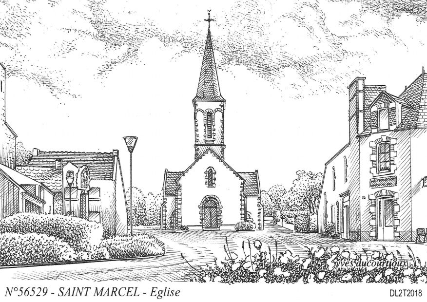 N 56529 - ST MARCEL - église